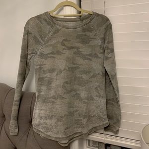 Faded Camouflage Long Sleeve